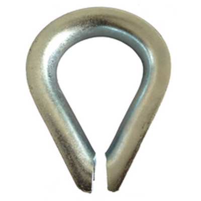 DIN6899 Type B Steel Wire Thimble On Wire Rope Galvanized Carbon Steel  M40