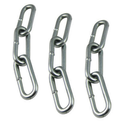 Long Round Steel Link Chain DIN5685C For Lifting Hot Dip Galvanized