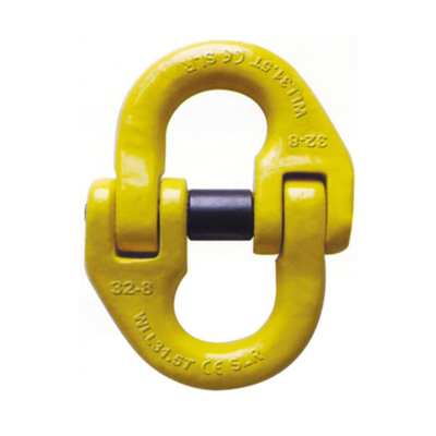 Power Plastified Alloy Steel Marine Rigging Hardware Chain Connecting Link 7.4mm - 40mm