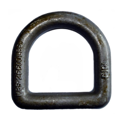 G80 Welded Forged D Ring Self Colored Alloy Steel  14mm - 22mm