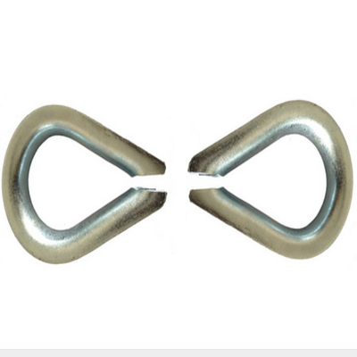 DIN6899 Type B Steel Wire Thimble On Wire Rope Galvanized Carbon Steel  M40