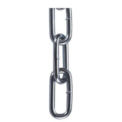 Long Round Steel Link Chain DIN5685C For Lifting Hot Dip Galvanized