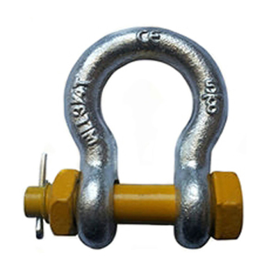 Galvanized Safety Screw Pin Anchor Shackle G2130 Bolt Type