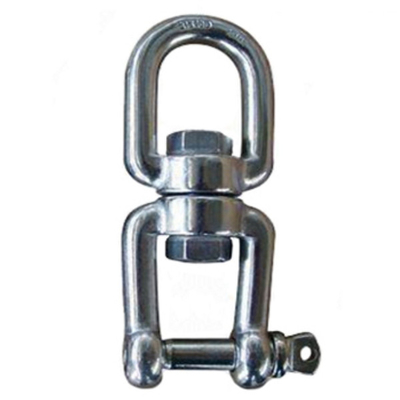 6mm - 19mm Eye And Jaw Jaw Swivel Bearing Swivel Zinc Plated Carbon Steel
