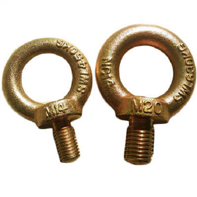 Galvanized Forged Eye Bolt Carbon Steel JIS1168 Galvanized Eye Bolt M5 - M100