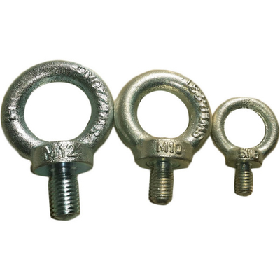 Galvanized Forged Eye Bolt Carbon Steel JIS1168 Galvanized Eye Bolt M5 - M100