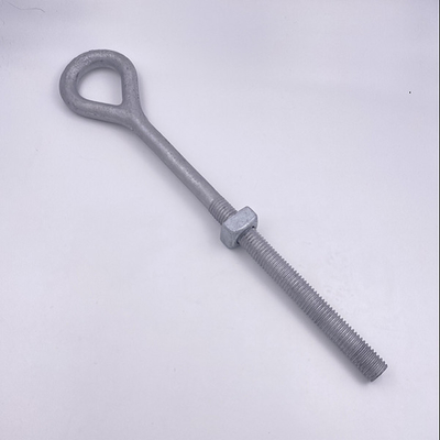 6in Electric Power Fittings Oval Eye Bolt