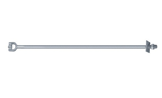 Electric  Power Line Fittings HDG Guy Anchor Rod 6in To 10in