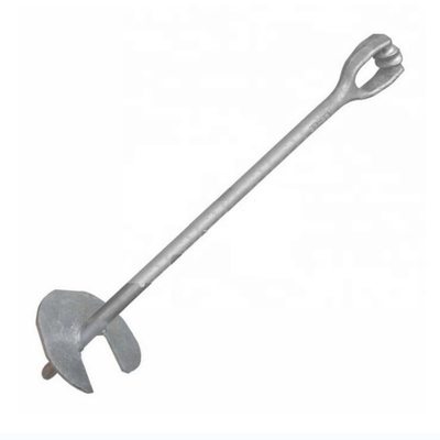 4in To 14in Electric Power Fittings HDG No Wrench Screw Anchor ISO