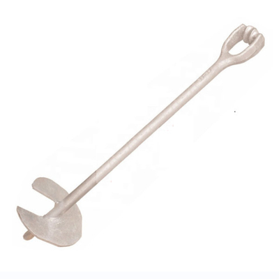 4in To 14in Electric Power Fittings HDG No Wrench Screw Anchor ISO