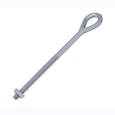CE Power Line Fittings HDG Forged Eye Bolt 150MM To 600mm