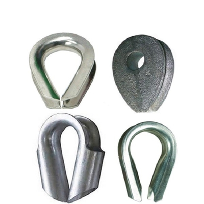 Carbon Steel Wire Rope Galvanised Thimbles For Steel Cable M4 - M28