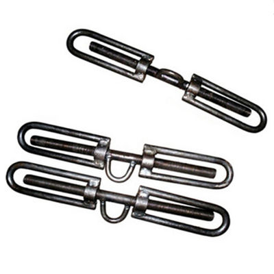 Hot Dip Galvanized Turn Buckle Carbon Steel Hamburger Turnbuckle D - D 13T To 30T